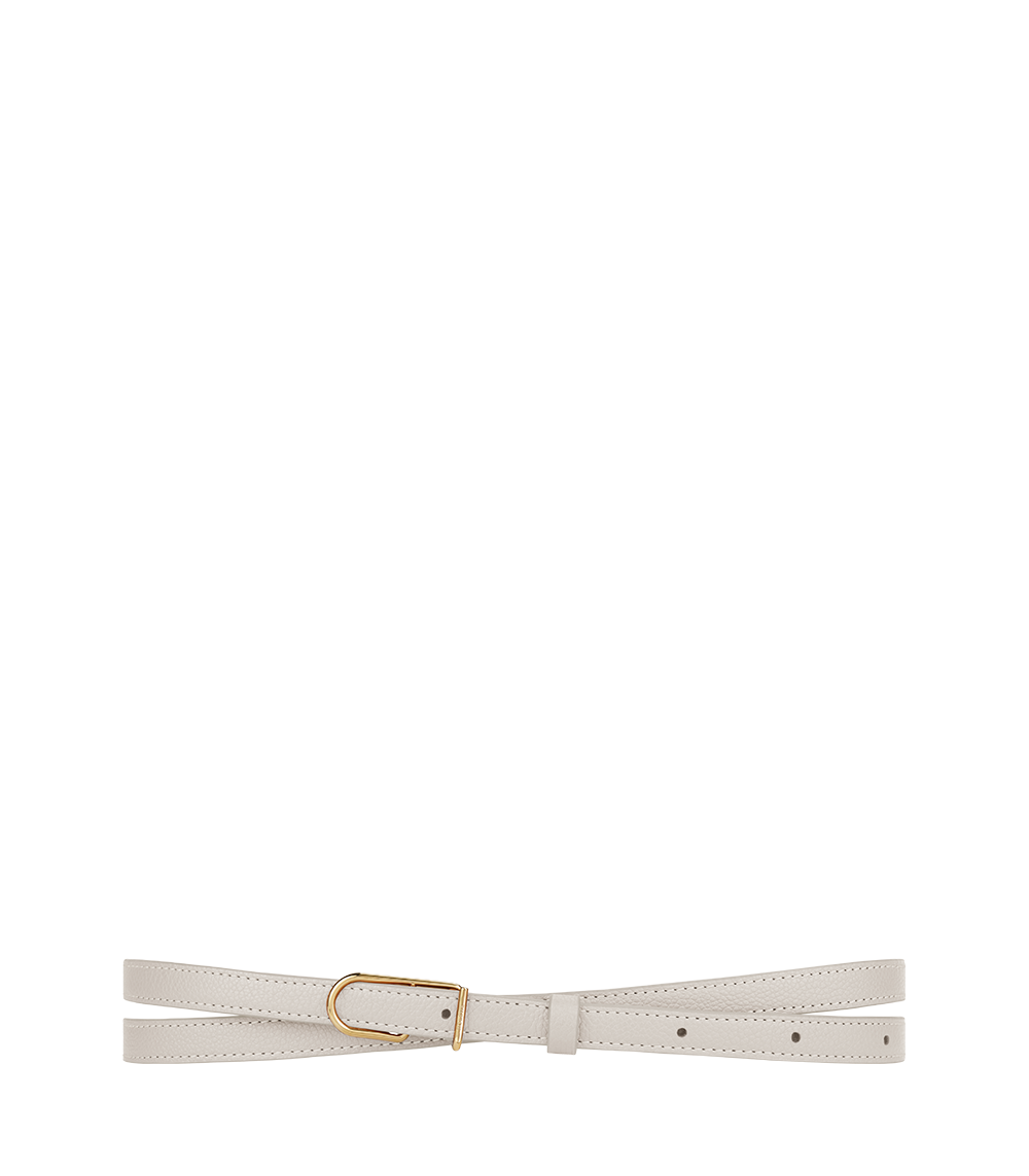 Thin Umi Belt - Textured Chalk