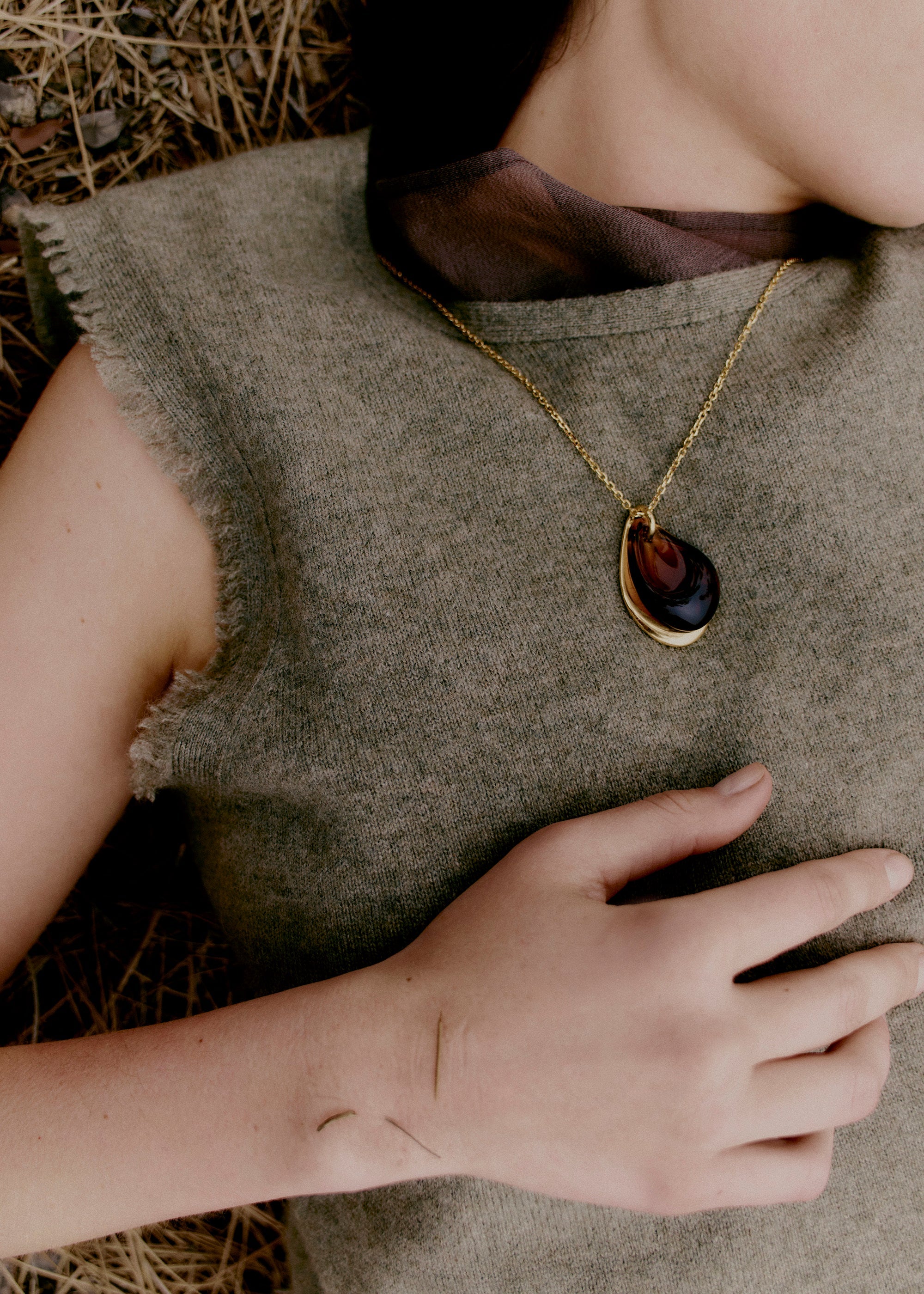 Polène | Pendant - Éole - 24 carat gold gilded