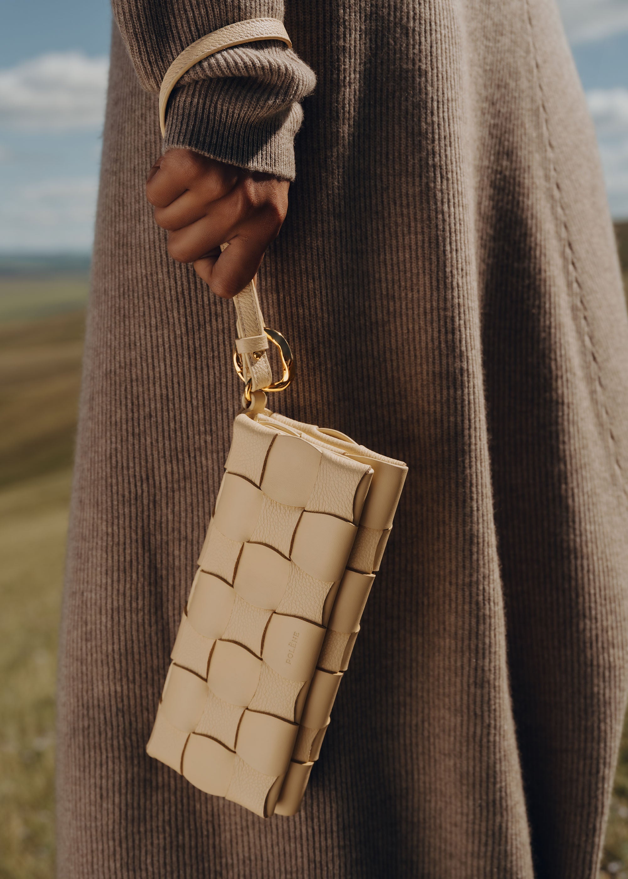 Polène | Bag - Numéro Huit Mini - Textured Black – Polène AU