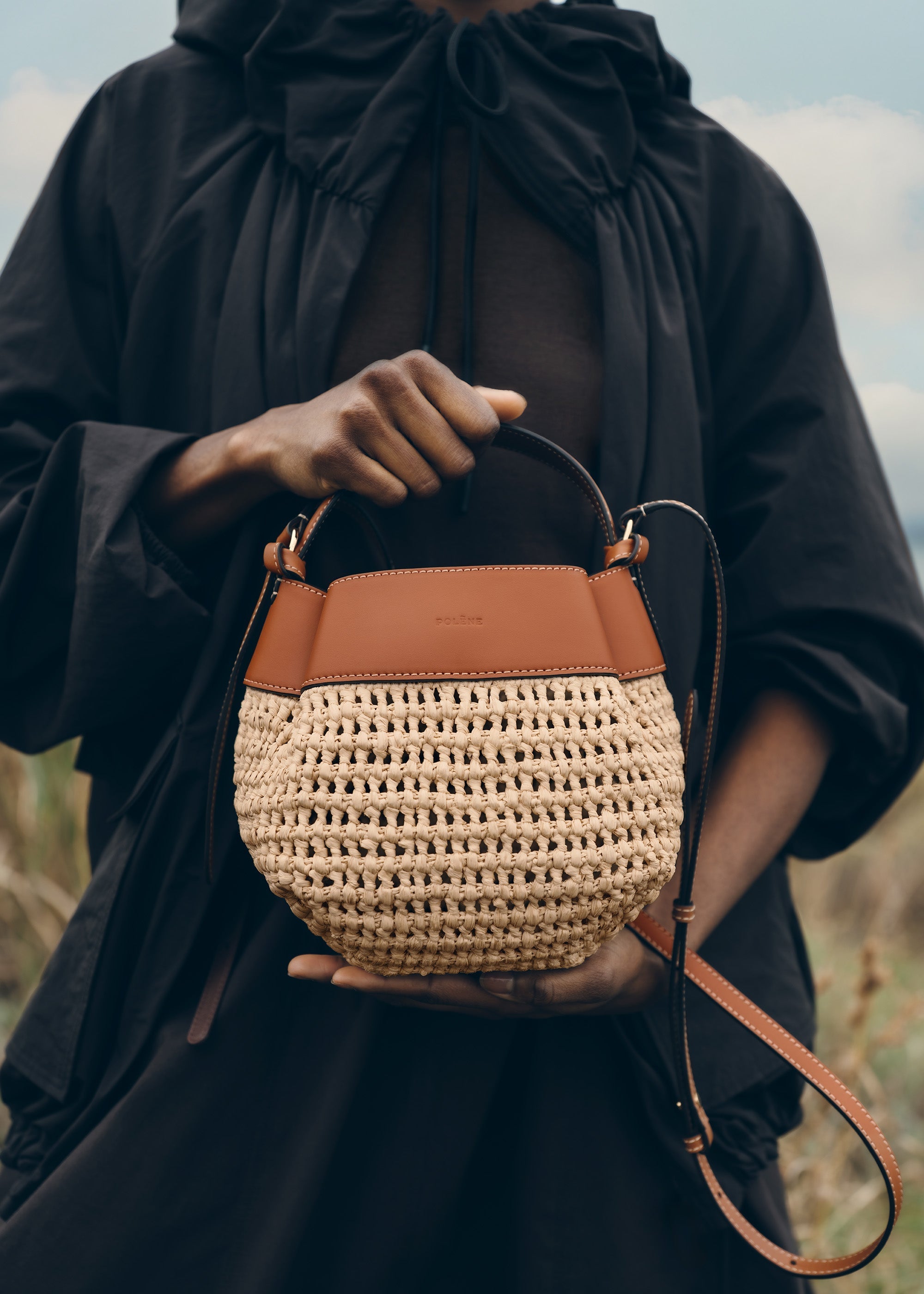 Polène | Bag - Numéro Dix Micro - Smooth Camel – Polène AU