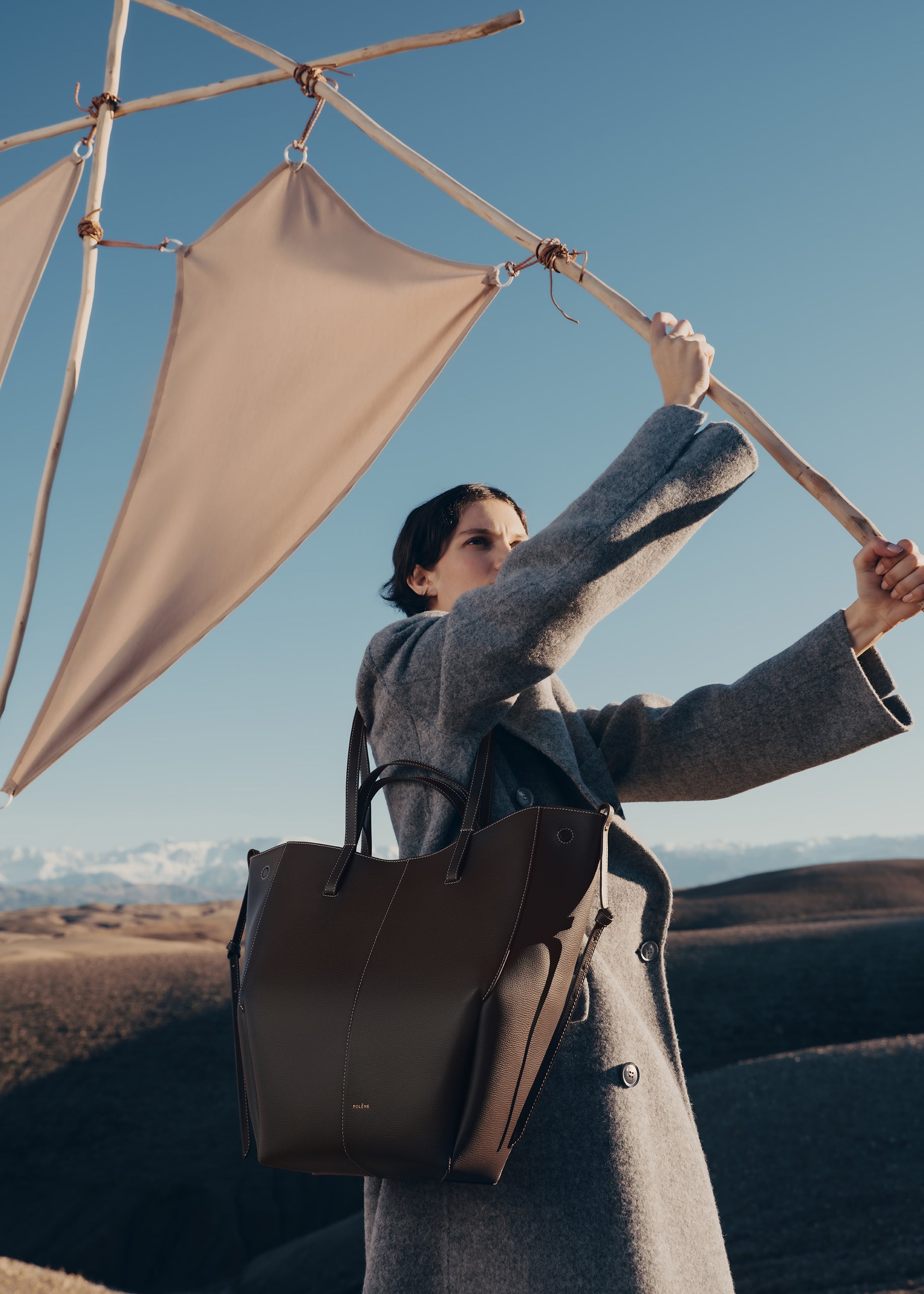 Cyme Tote - Textured Ebony