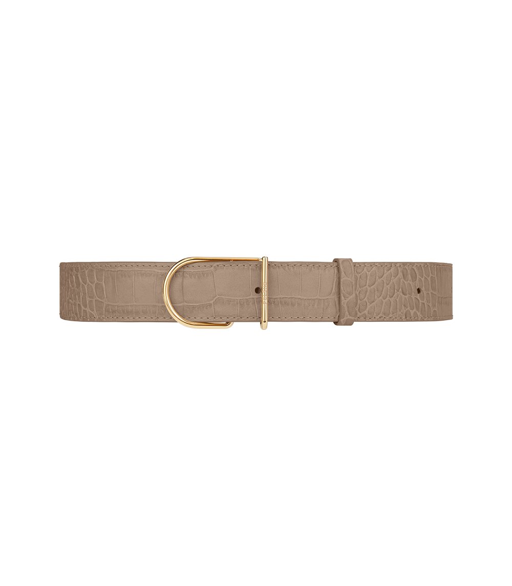 Umi Belt - Taupe Croco