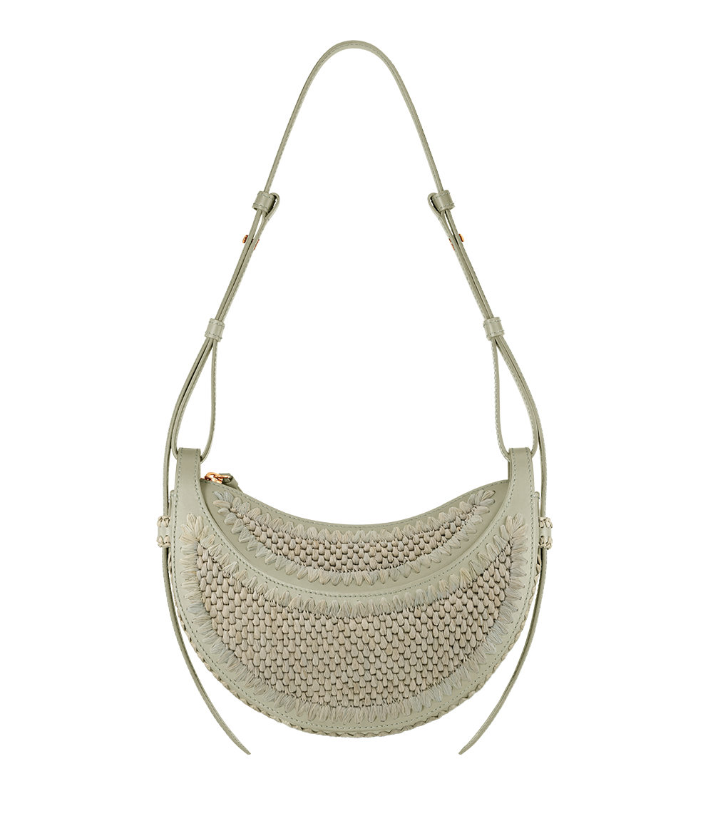 Polène | Bag - Numéro Dix - Raffia Laurel – Polène AU
