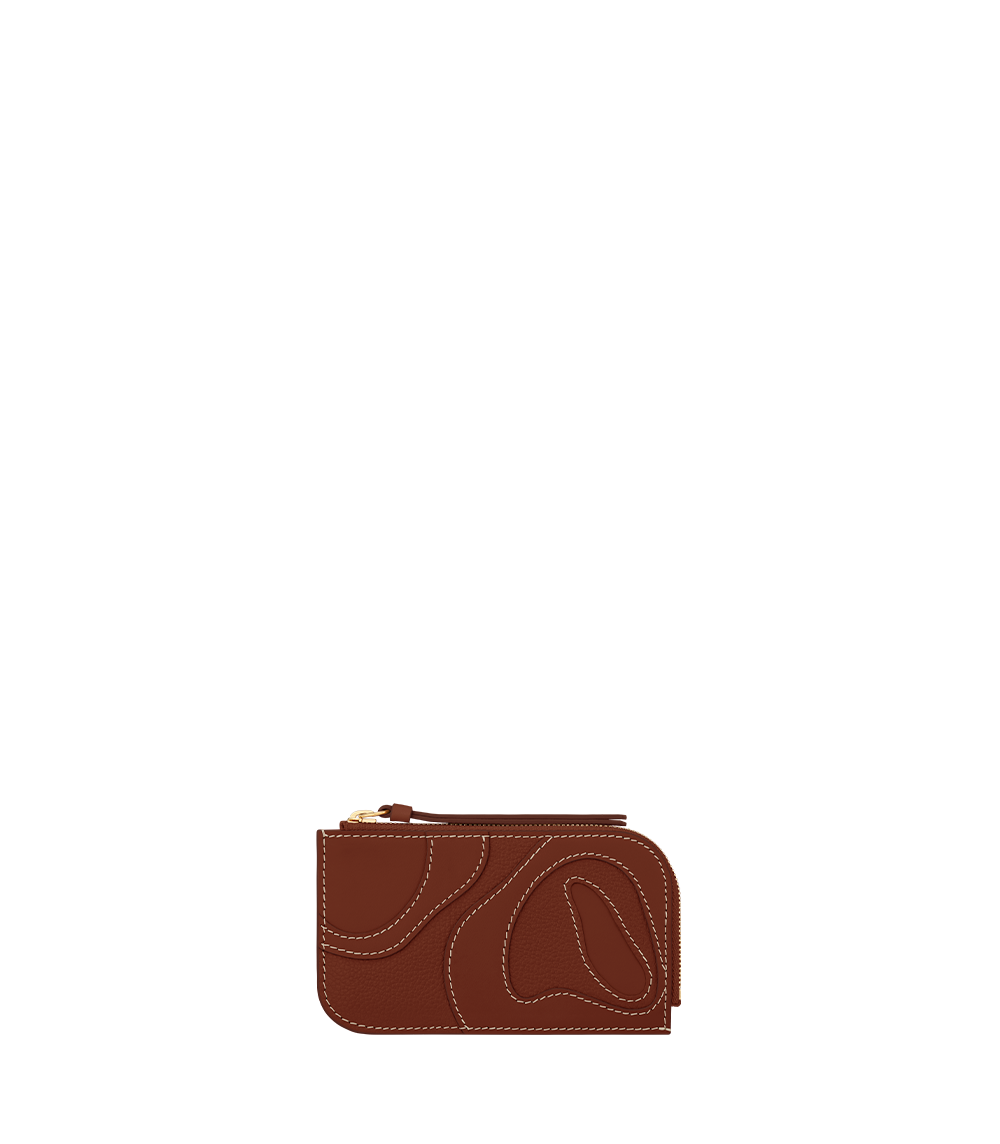 Atla Card Holder - Duo Cognac