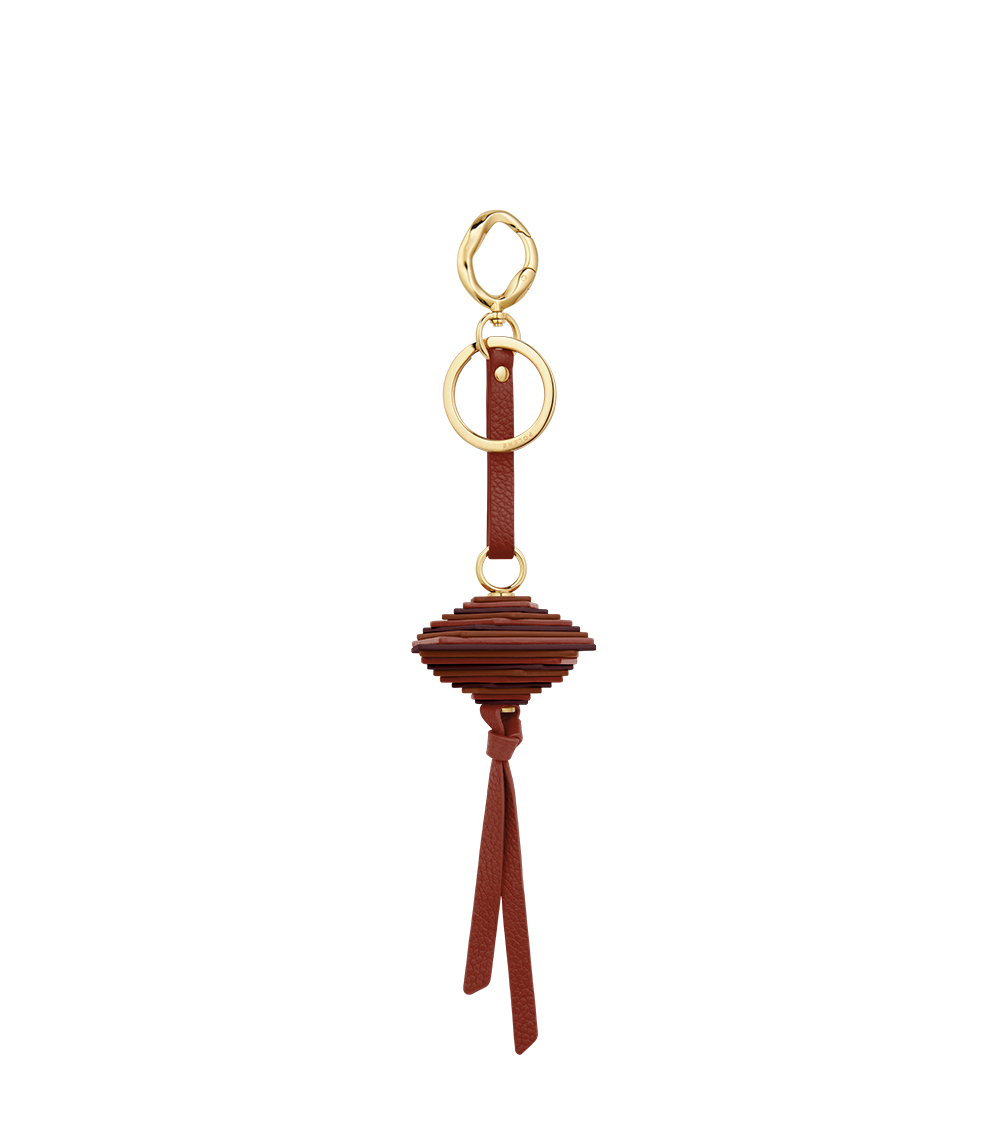 Scala Keyring - Trio Burgundy